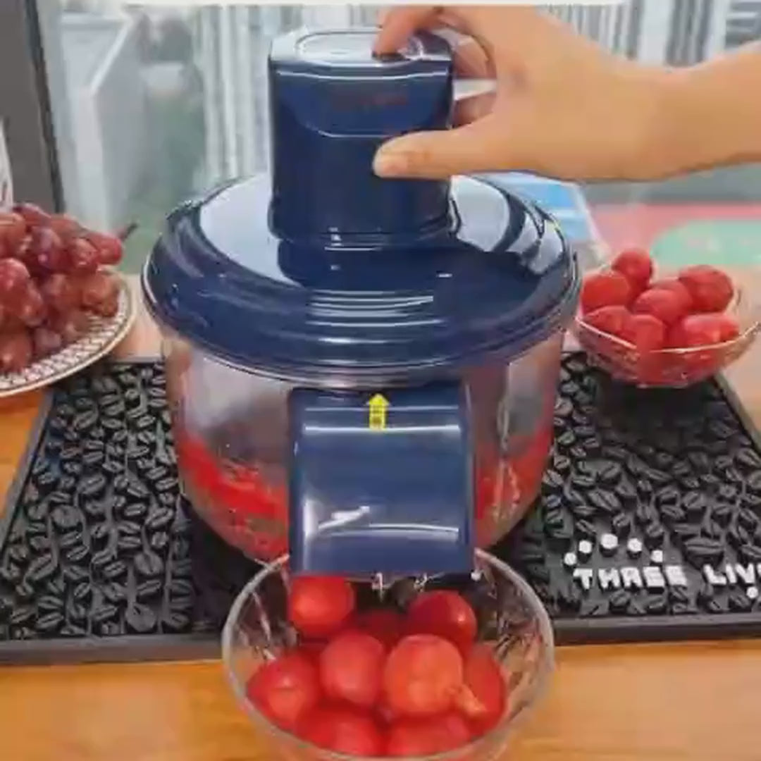 Automatic Electric Fruit & Vegetable Peeler – 5-Blade USB Rechargeable Food Chopper
