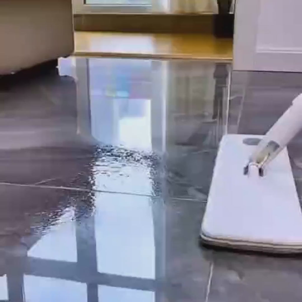 Premium Spray Mop with Refillable Water Tank & 3 Microfiber Pads